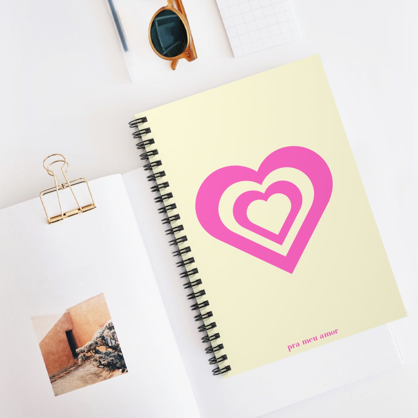 Spiral Notebook - Pink