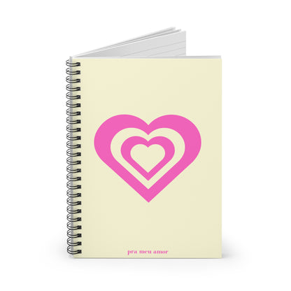 Spiral Notebook - Pink